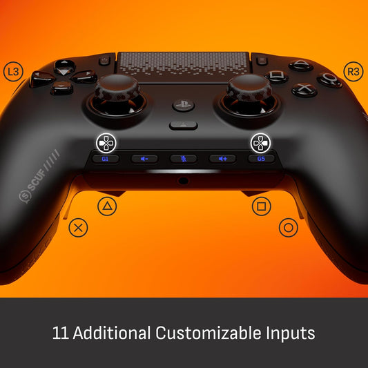 SCUF Omega PS5 Wireless Controller – 11 Custom Inputs, Instant Triggers & TMR Sticks (PC Compatible)